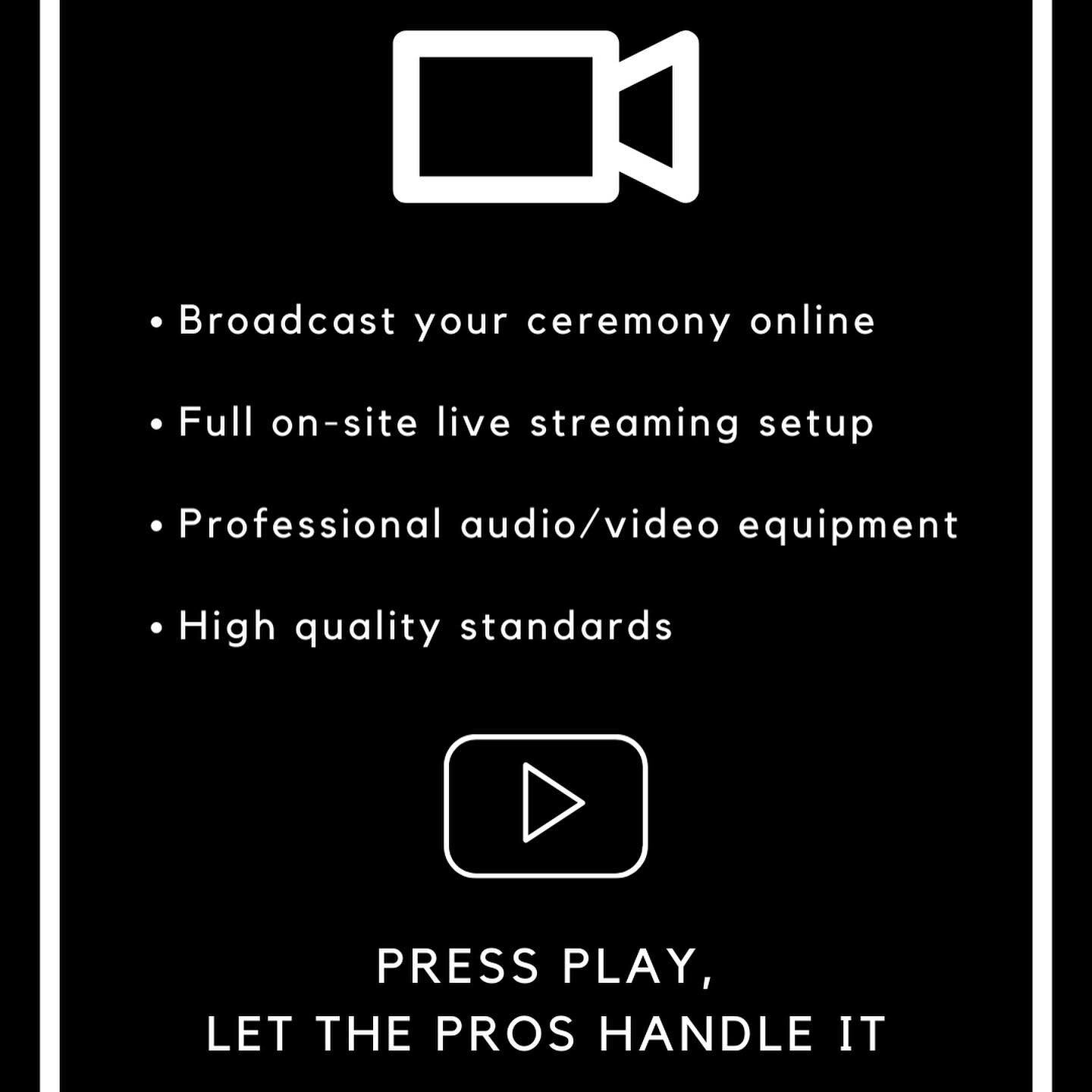 Learn more about our new Live Streaming service and connect with us! 

#dj #entertainment #wedding #mtlwedding #mtlweddings #livestream #livestreaming #weddings #marriage #ceremony #music #audio #video