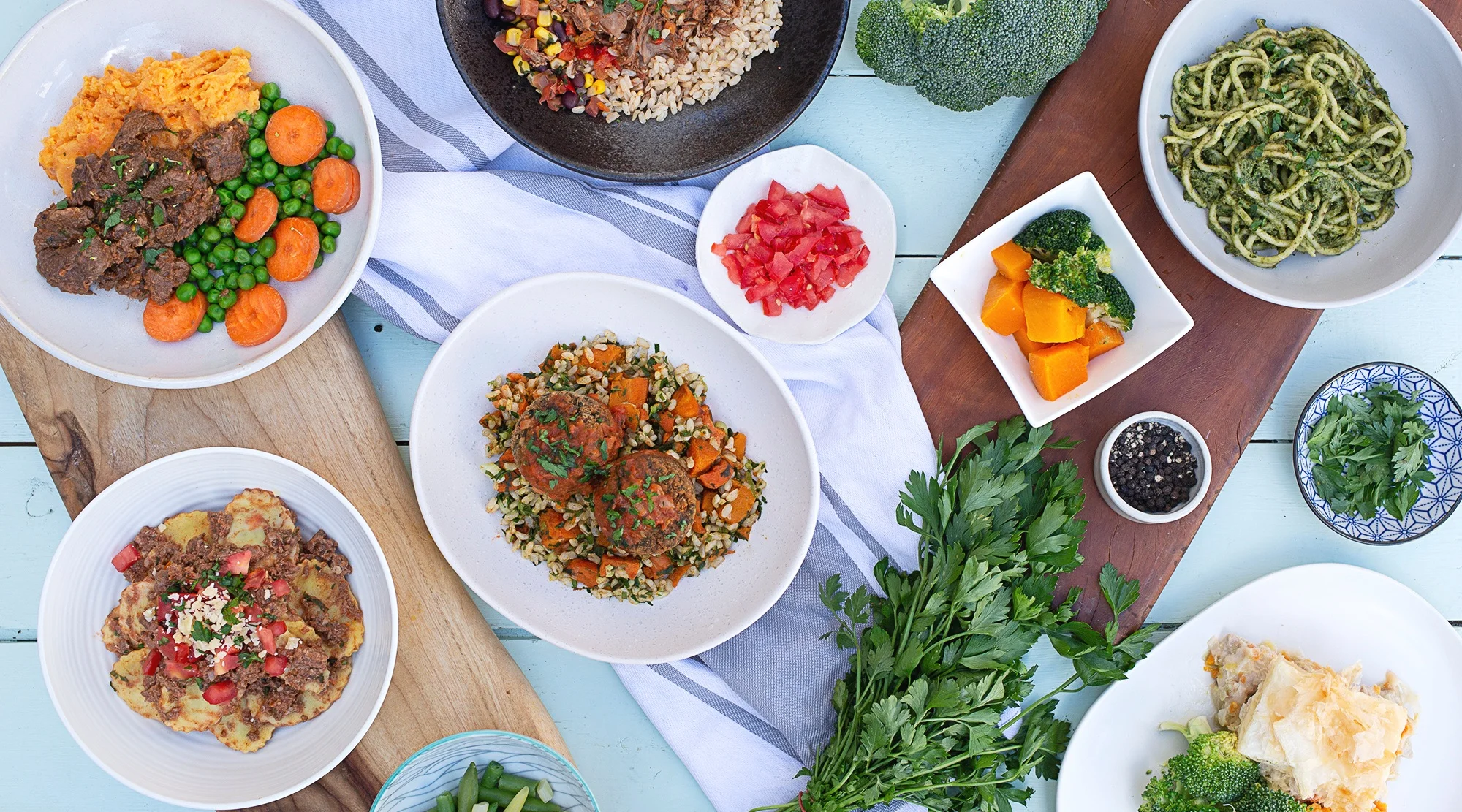 Braised country beef, Italian ravioli bolognese, Chicken and leek pie, Spinach & chickpea falafel - among the tasty newbies just launched in April
