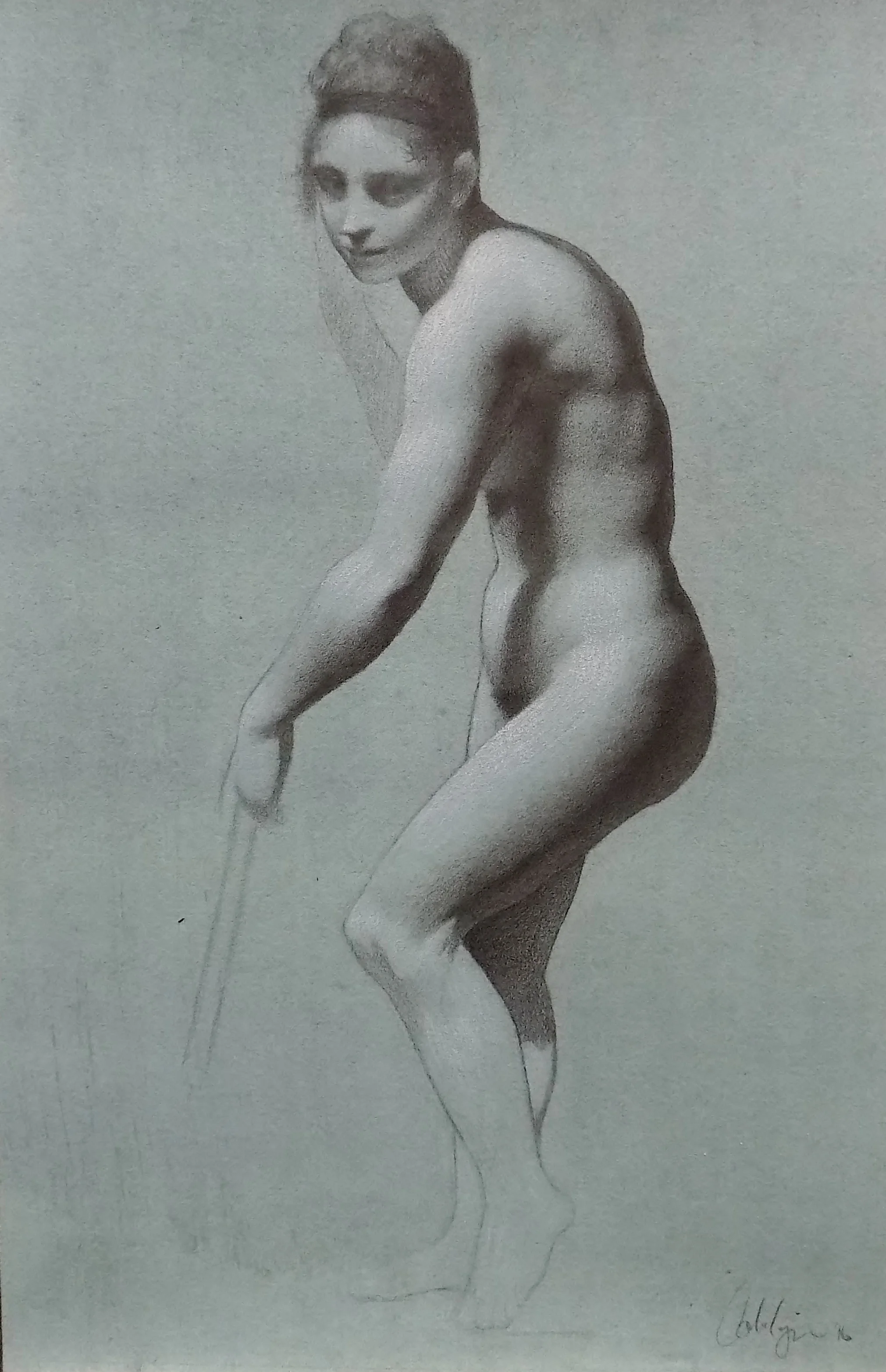 Nude Woman Standing, After Pierre-Paul Prud'hon