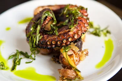 Char-Grilled Octopus