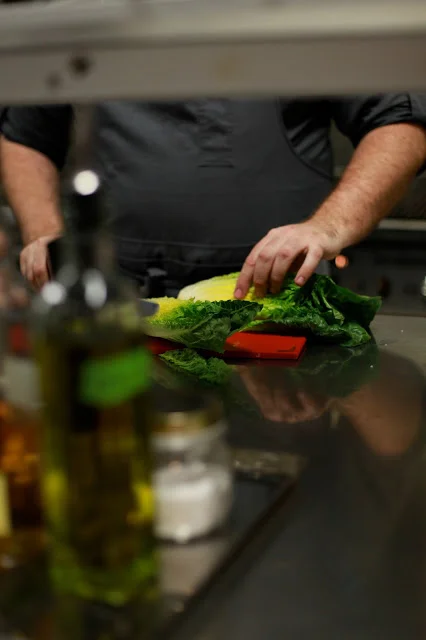 Prelude to Palo Alto Grill part 7 - Creamed Kale and Restaurant Kitchen