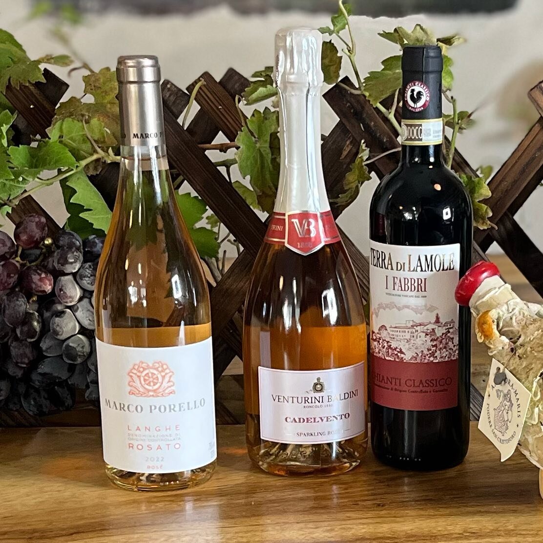 With our seafood courses for our God of Wine menu we are excited to pair from the Langhe region of Piedmonte @marcoporello wines Rosato of Nebbiolo with notes of strawberry and black pepper.

Our Dionysian feast is accompanied by a ros&eacute; of Lam