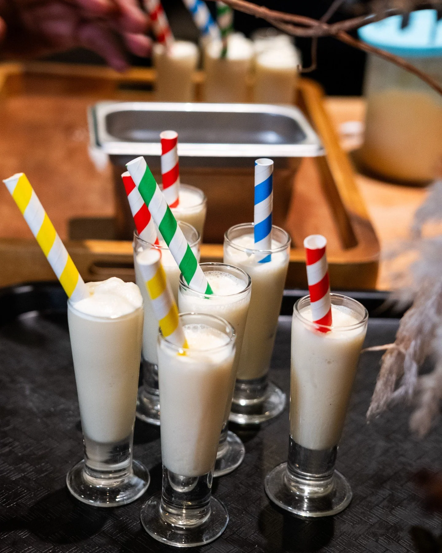 You'd never believe these milkshakes have mushrooms in them. Candycaps add a surprising delicate sweetness reminiscent of maple syrup; a delightful surprise before you leave us.	

#merchantroots #feastofmosswoods #candycap #candycapmilkshake #concept