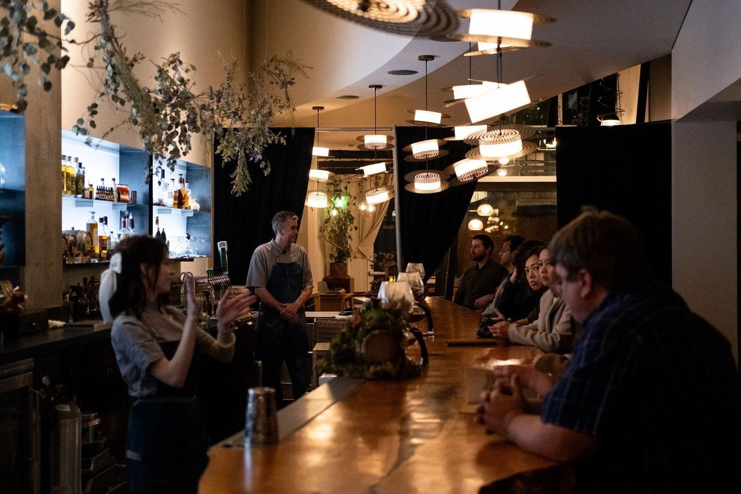 Your journey into the moss woods usually starts in the courtyard, but if the weather doesn't allow it, we transform our bar into a magical spot for you to enjoy your first taste of what's to come. Book your Feast at the bio link.	

#merchantroots #fe