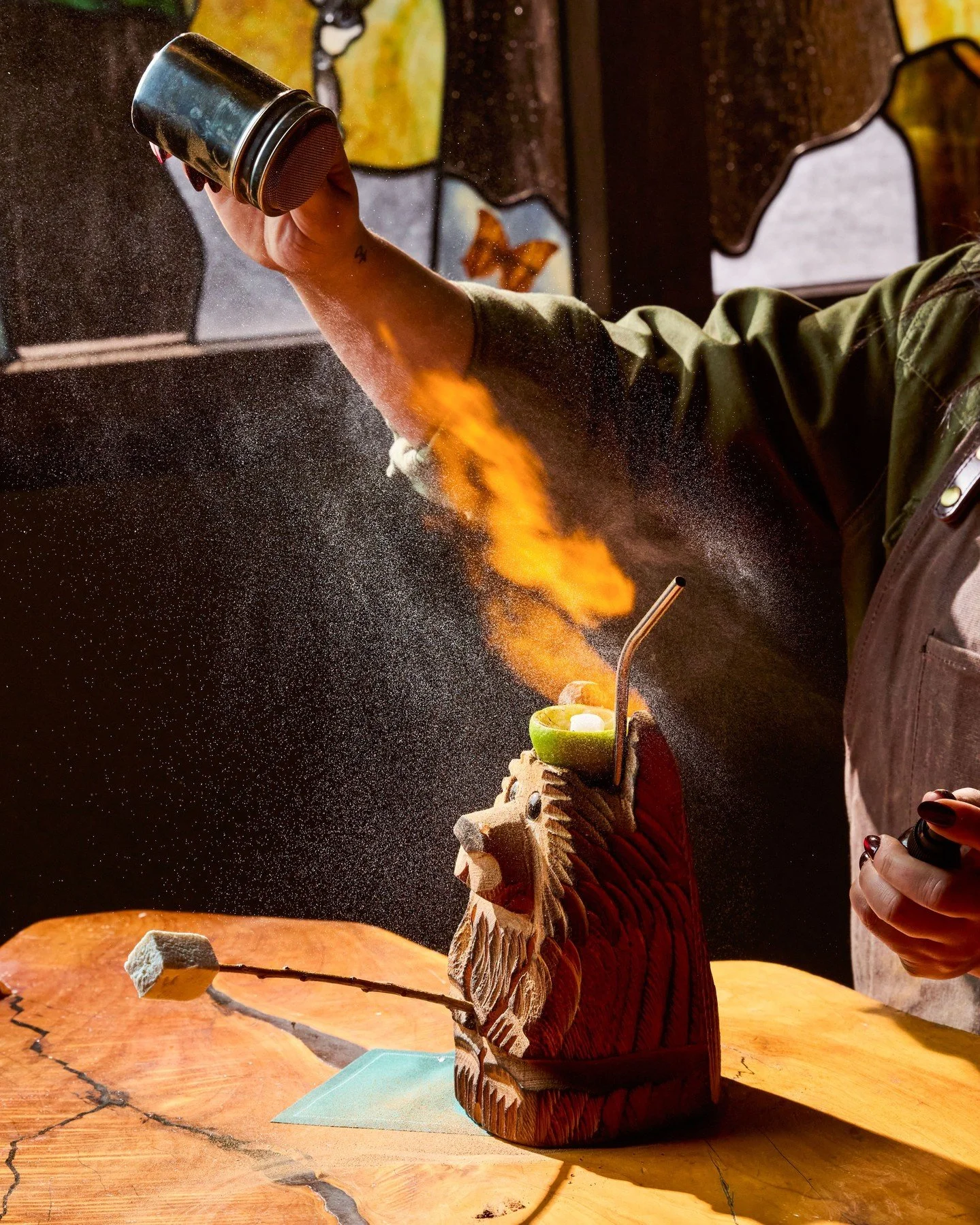 While we're in transition mode here at Merchant Roots before launching our Mad Tea Party menu, you can still pay @barorsosf a visit. Something wondrous awaits&hellip;and it might be on fire.	

#merchantroots #barorsosf #sanfrancisco #craftcocktails #