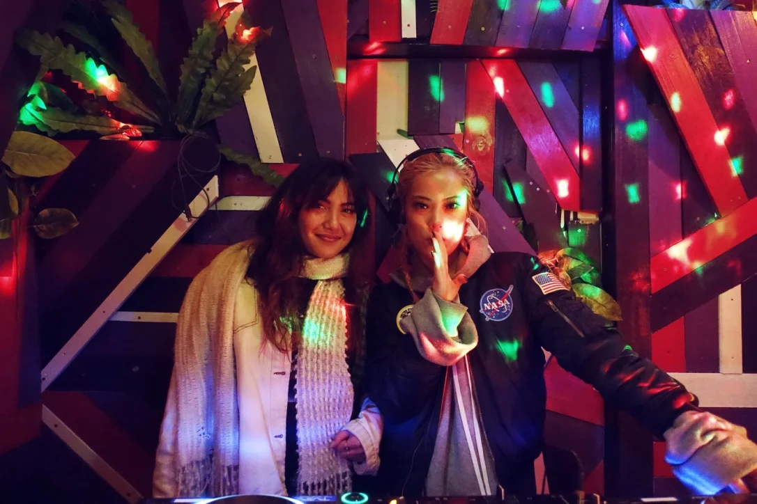June 2016 - The first time I ever DJ'ed at the Lord Gladstone. This was deep into Sydney winter because I remember I couldn't feel my fingers haha. That's my friend Tiara on the left she is a gem.