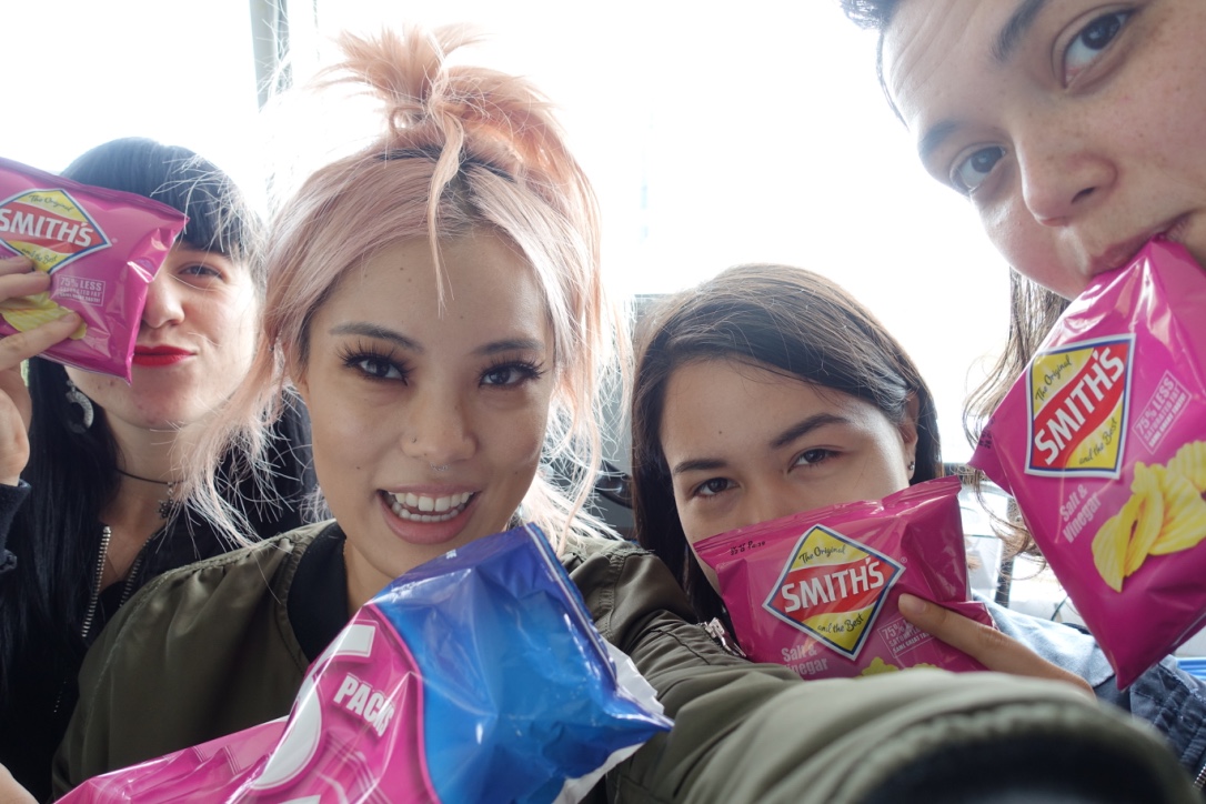 August 2016 - The Tuesday after the Swiss Dank Saturday/One Day Sunday weekend, I had my first appearance on the Pink Noise show on Bondi Beach Radio. This would be the first of three guest spots on their show this year I love these girls 😍 Free chips are the way to my heart fo sure. 
