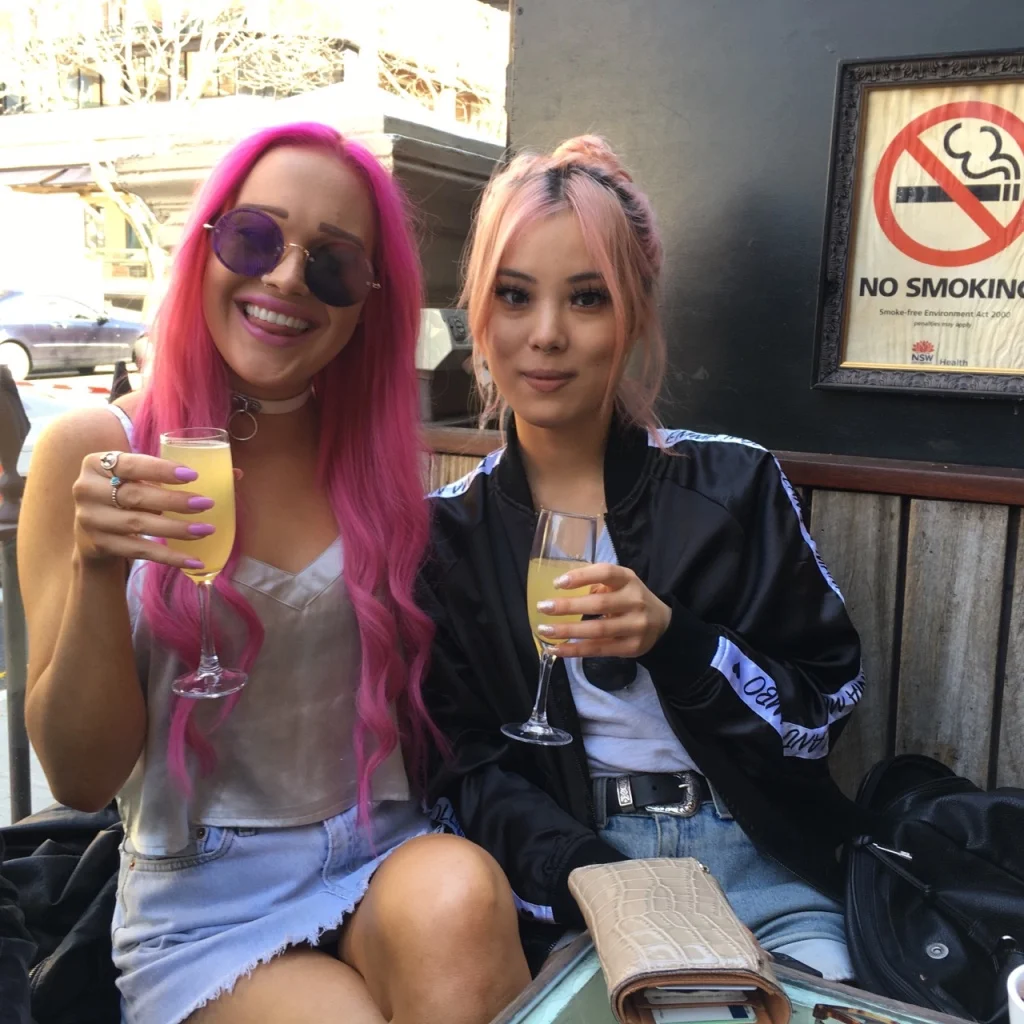 August 2016 - I am not a house DJ, but I am tight with the Deeper than House crew they are so kind and loving and selfless in a way I haven't really seen anywhere in the Sydney scene. They organised a women in music empowerment brunch and it was so nice to see everyone not in the club. This is my twin Tori Clueless haha.
