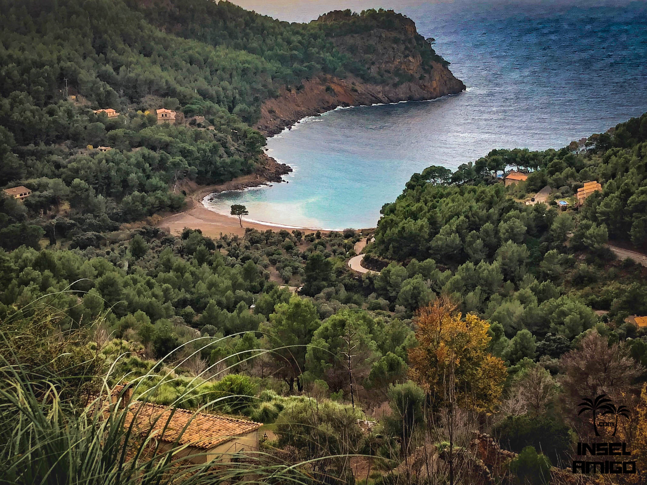 Blick auf die Cala Tuent