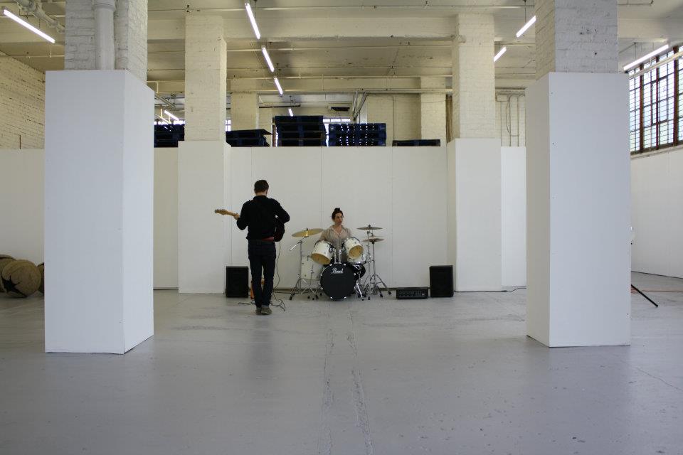 Performance at Bermondsey Project Space, 2010.