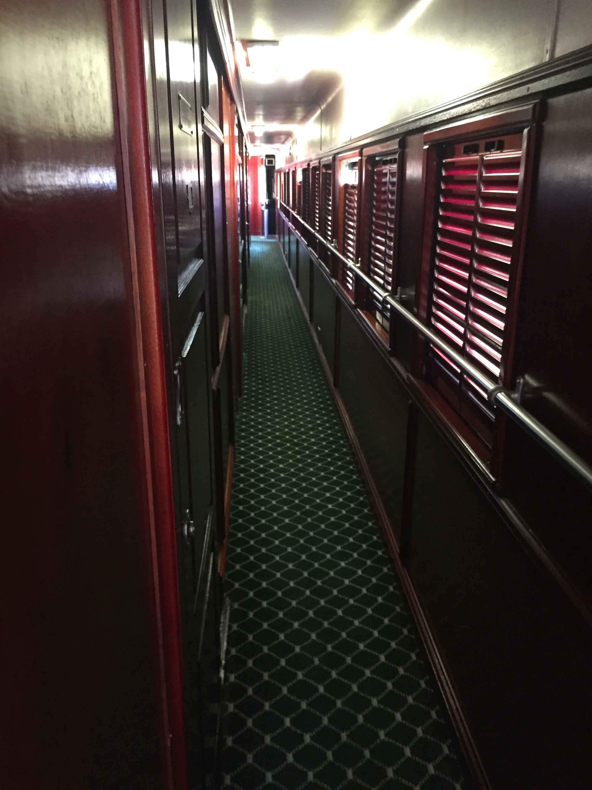 The paneling makes the old coaches reek of character.