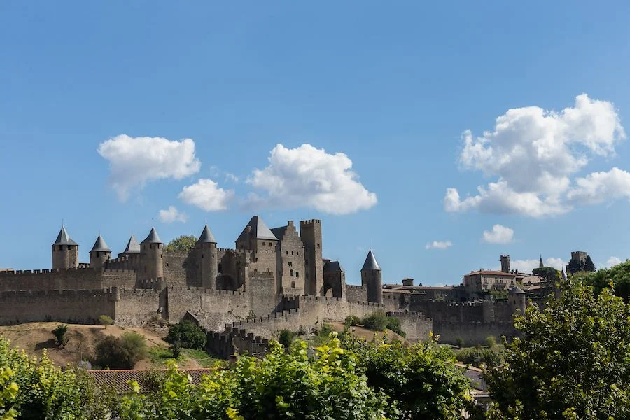 The ramparts of the old town, Carcassonne. Photos Anton Kruger.