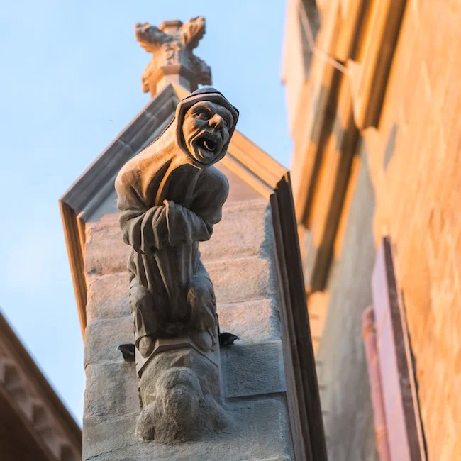 A gargoyle in Carcassonne