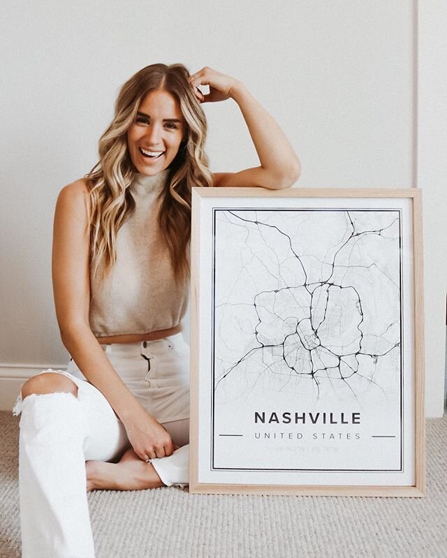 P L O T  T W I S T 📍 if you read the post on the blog &ldquo;How I Handle Change&rdquo; then you already know... we are moving down to Nashville part-time 😯 it&rsquo;s all been quite the whirlwind, and I mean that literally as the first day we got our keys to our apartment was the day the tornado hit downtown 👌🏻 I&rsquo;m hoping that&rsquo;s not foreshadowing.
✨ This will be the fourth new state that Jon and I have moved to together but this one is different. This time we aren&rsquo;t going for a team or a season, we are doing this together and will go through this next chapter together more so than ever before ✨ it&rsquo;s an exciting next step, and yes, nerve-racking at the same time!
I&rsquo;m also thinking I should have had a @mapiful print in ever state we lived 🙌🏻 it would have helped me keep track of where I was 🤷🏼&zwj;♀️ check out my stories for some behind the scenes of the past few months #mapiful #moving #nashville #nextchapter #newplaces #bts