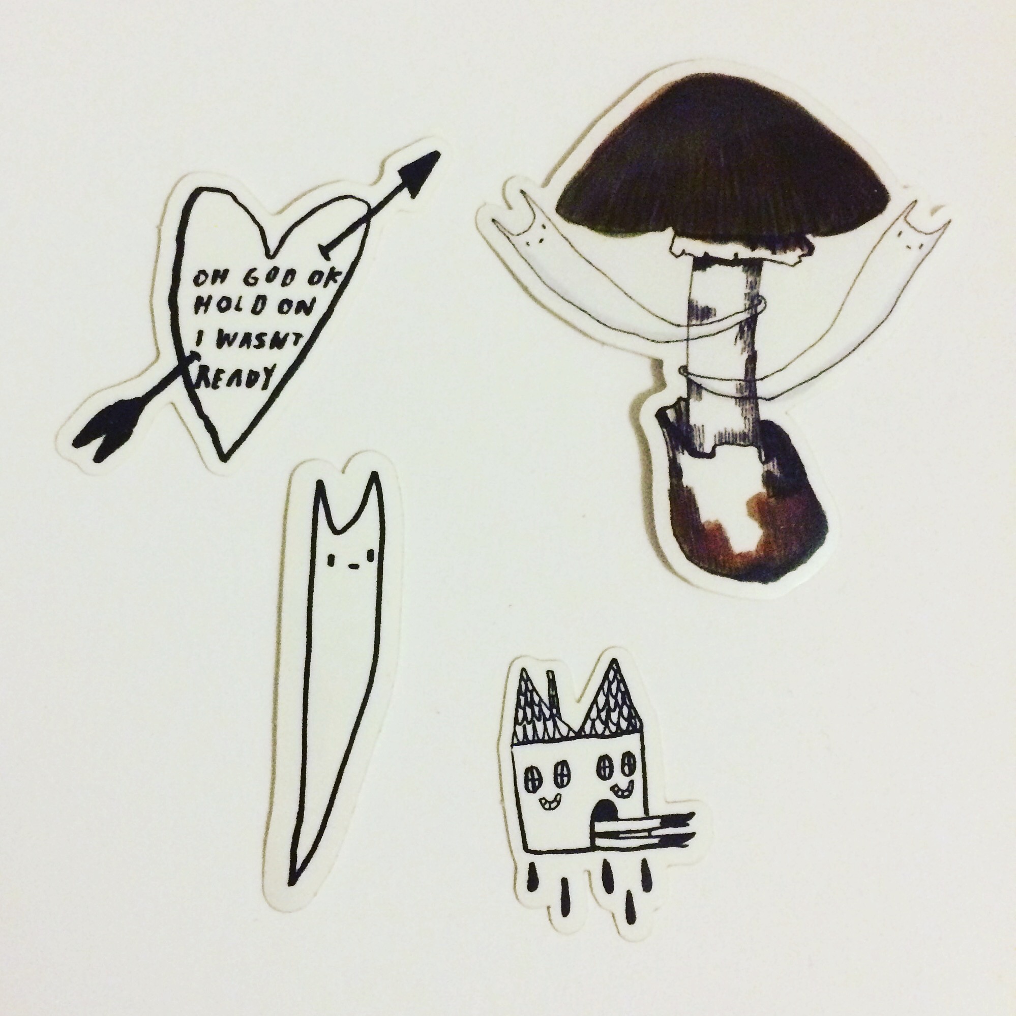 "merricat's spells" sticker set