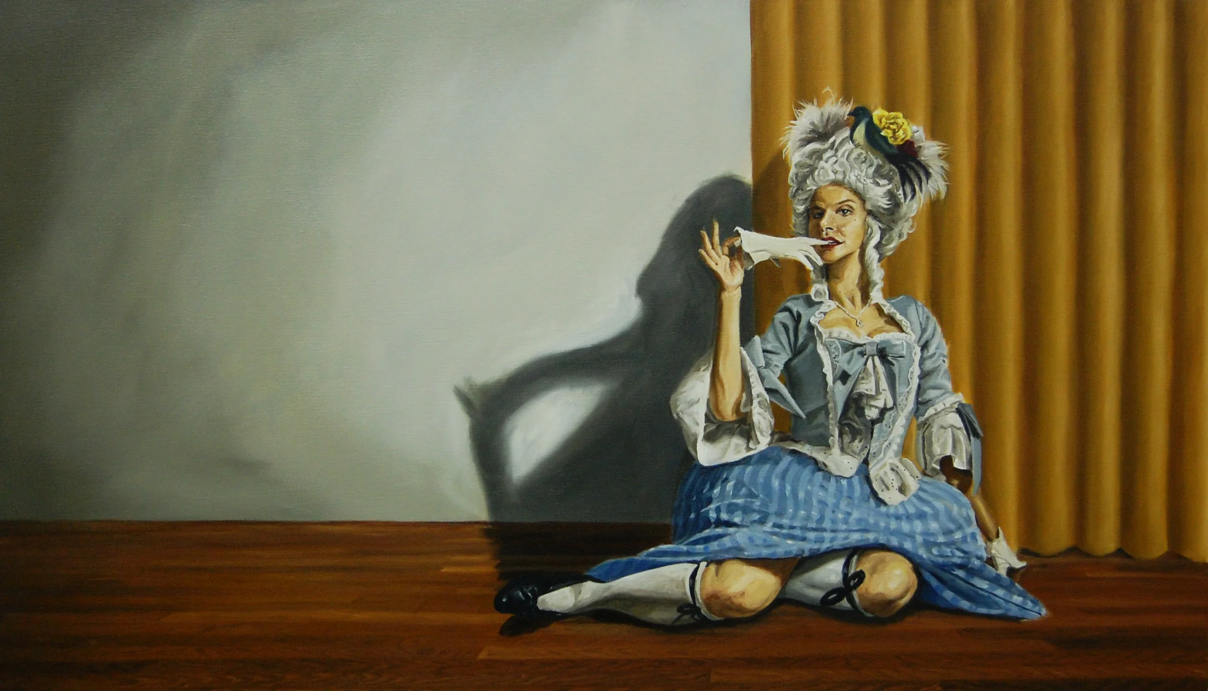  BB Heart Oil on Canvas 25 x 45 inches 2011 Sold 