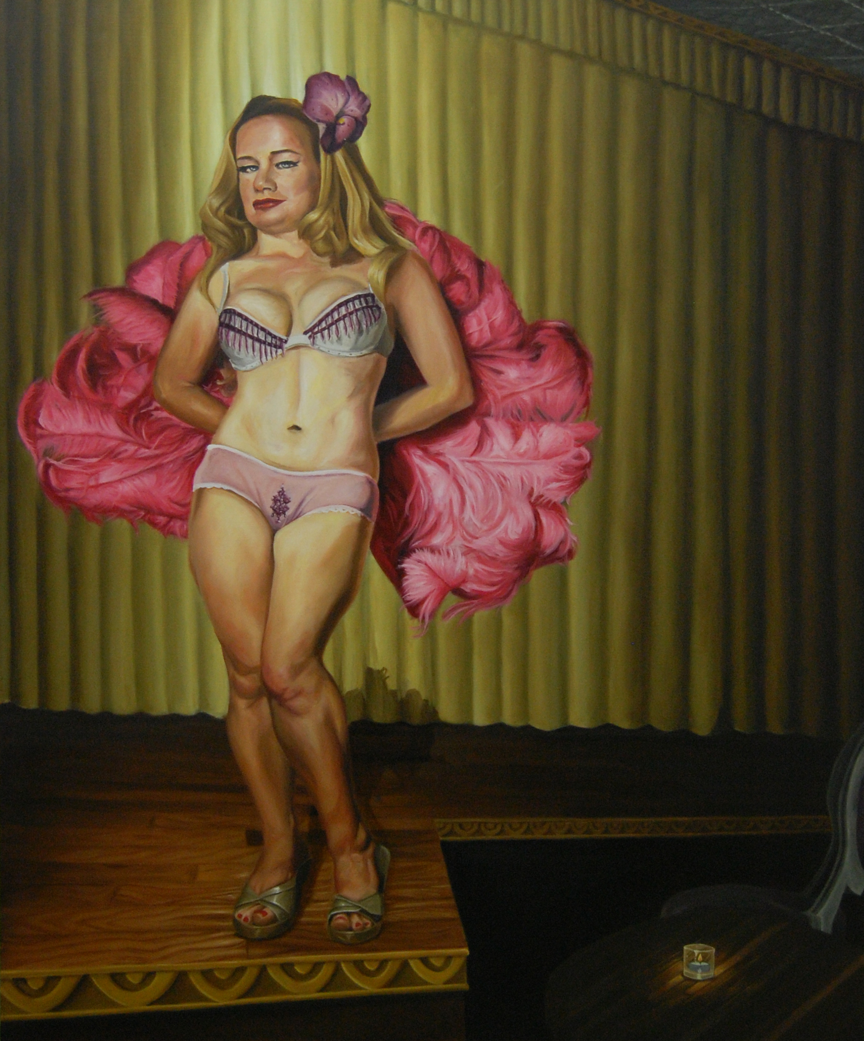  Clams Casino Oil on Canvas 48 x 40 inches 2011 &nbsp; 