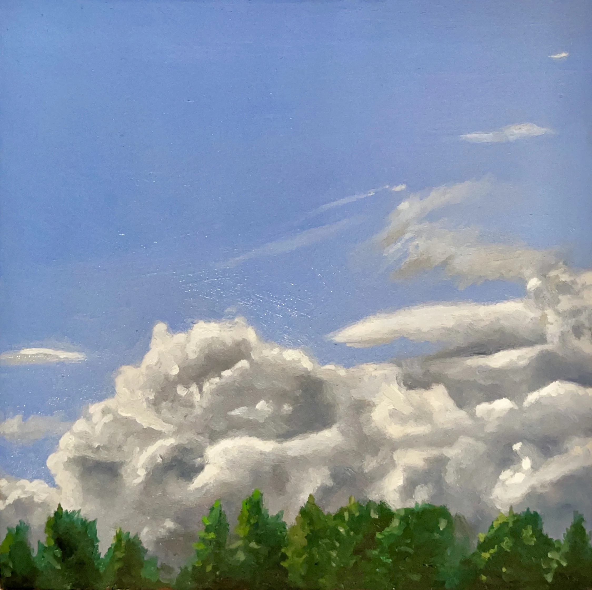  Untitled 6 x 6 inches Oil on Board 2023 