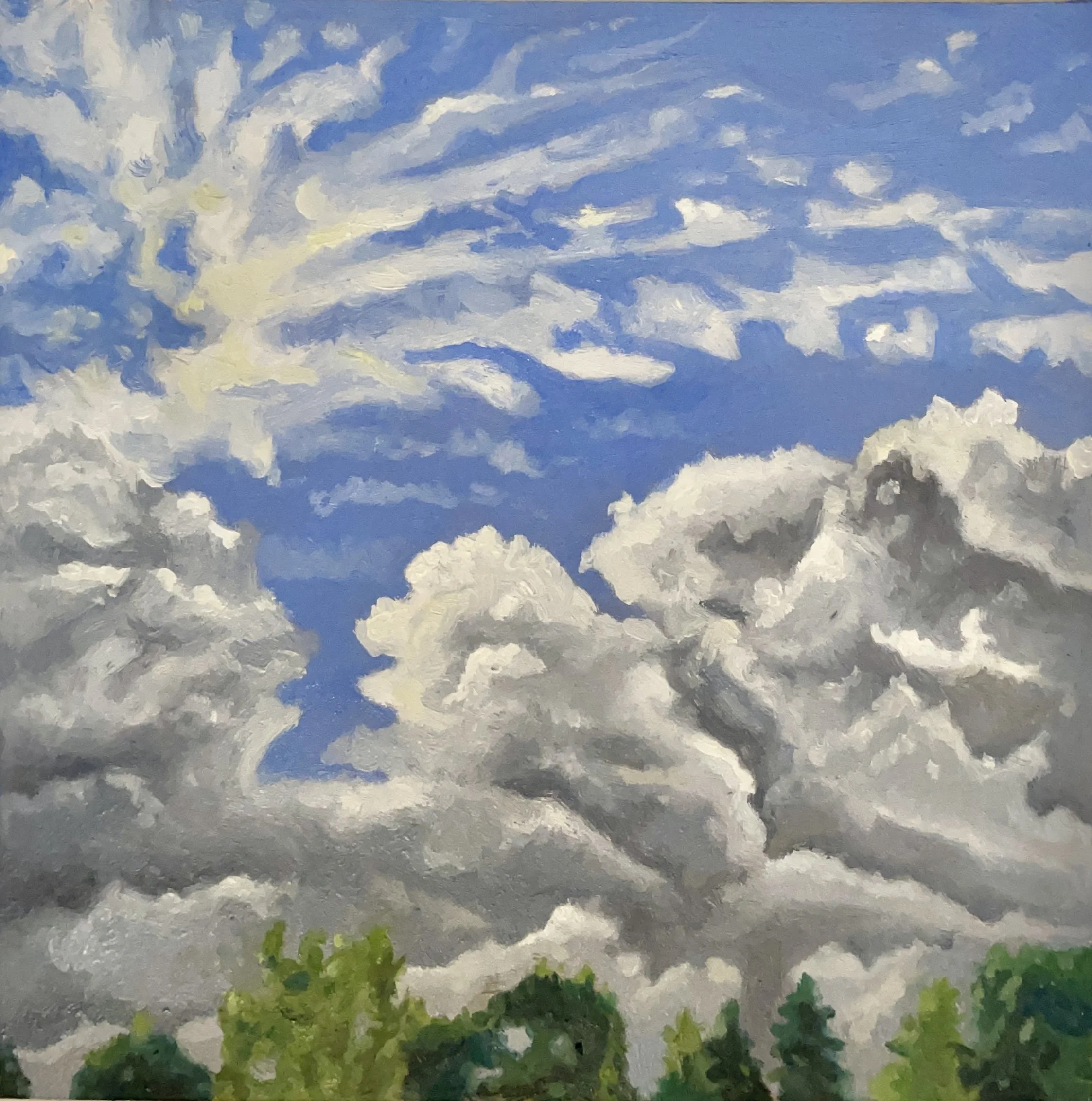  Untitled 6 x 6 inches Oil on Board 2023 