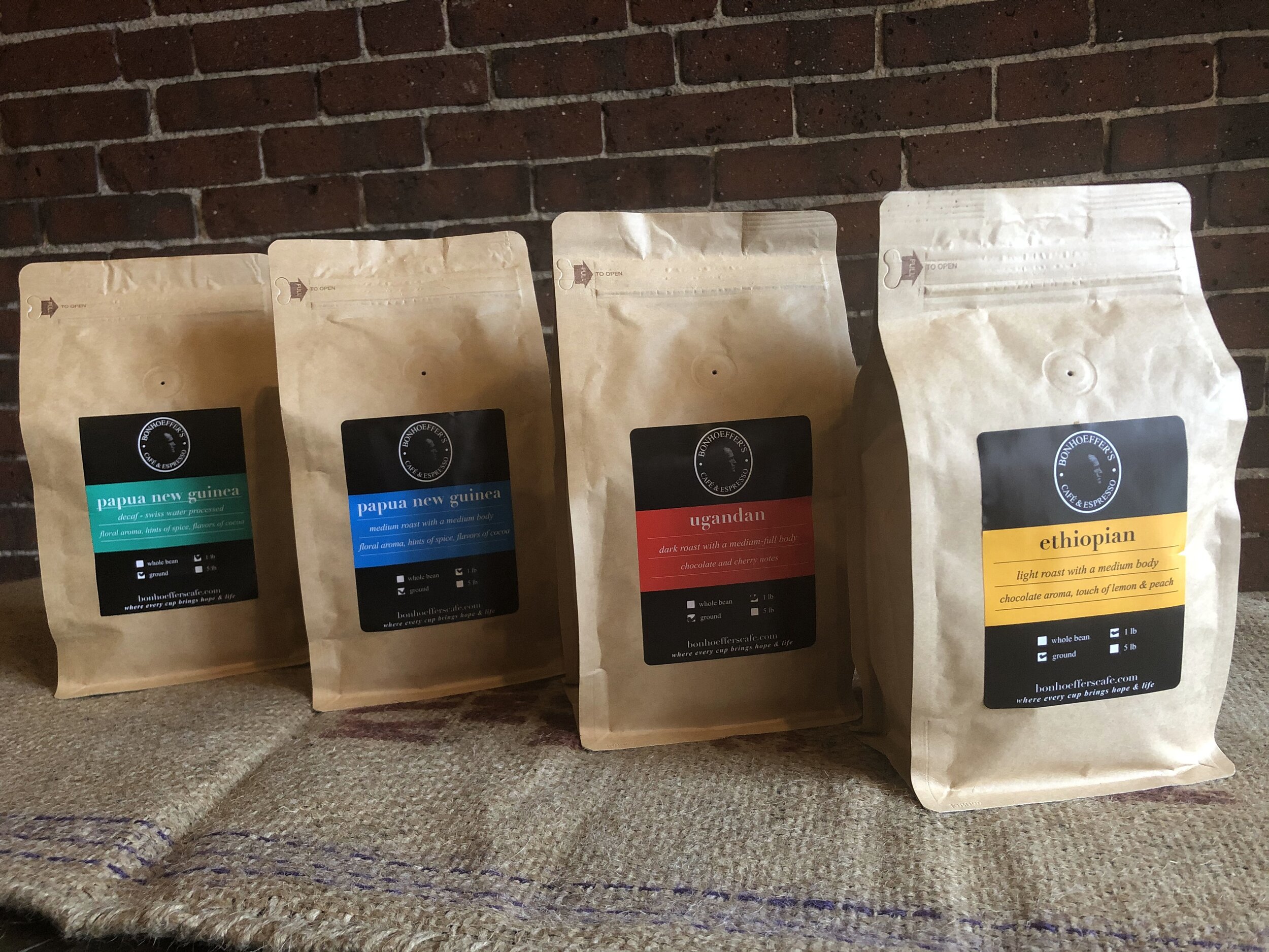 Coffee Sampler — Bonhoeffer's Cafe & Espresso