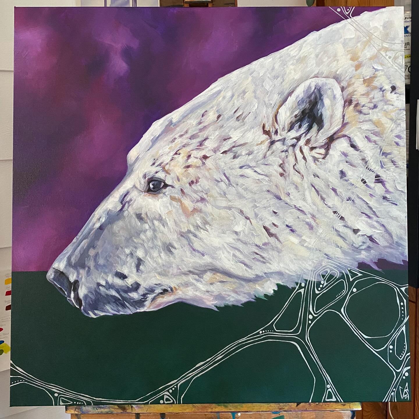 Polar Summer
24x24 inches, acrylic on canvas

This piece was inspired by the nat geo photos of polar bears sleeping in the fireweed. 

#canadianartist #animalartist #polarbear #arctic #acrylicartist #artistoninstagram