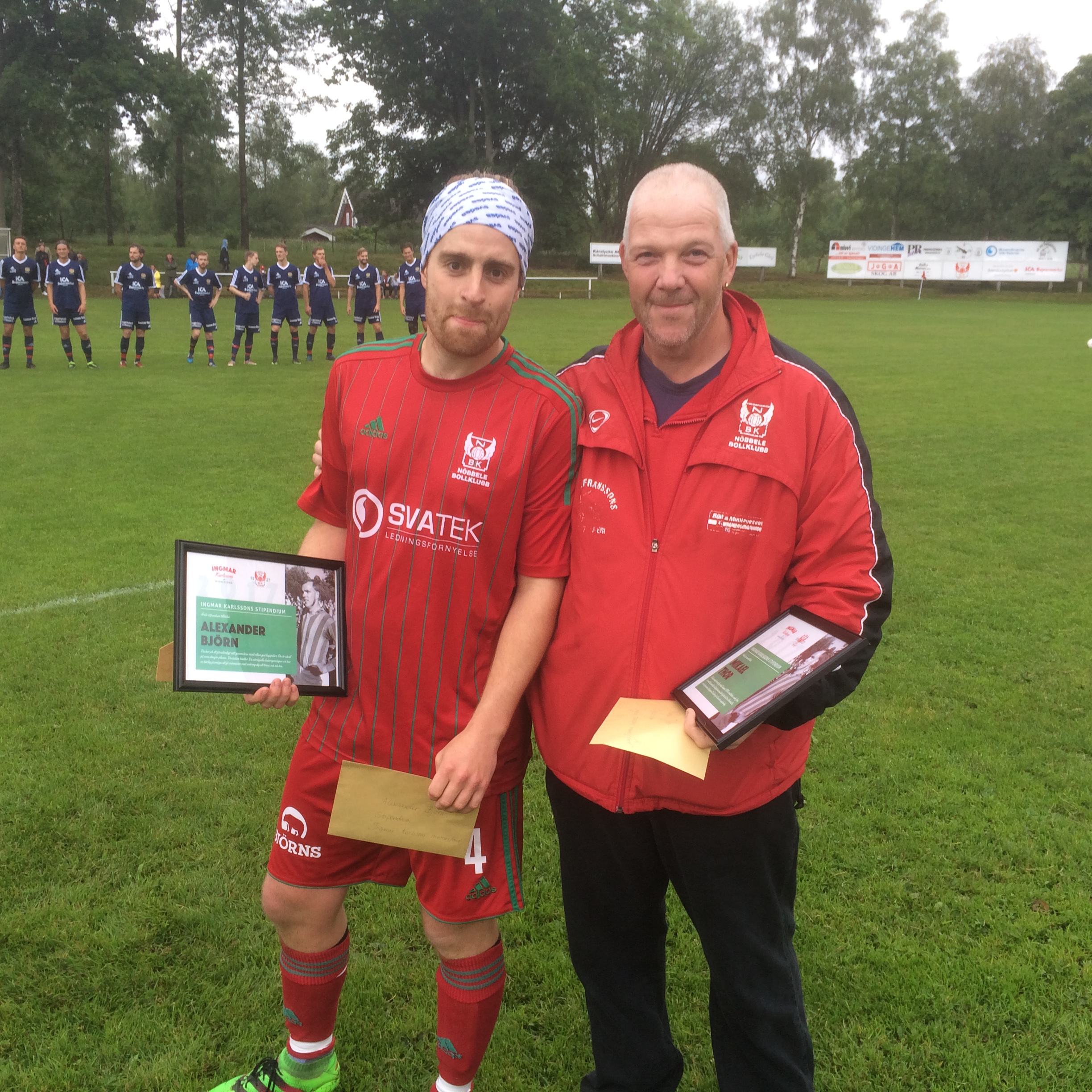 Värdiga pristagare: Alexander Björn och Mikael Thor