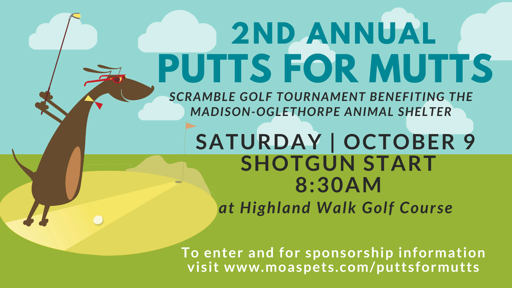 2nd Annual Putts for Mutts Scramble Golf Tournament