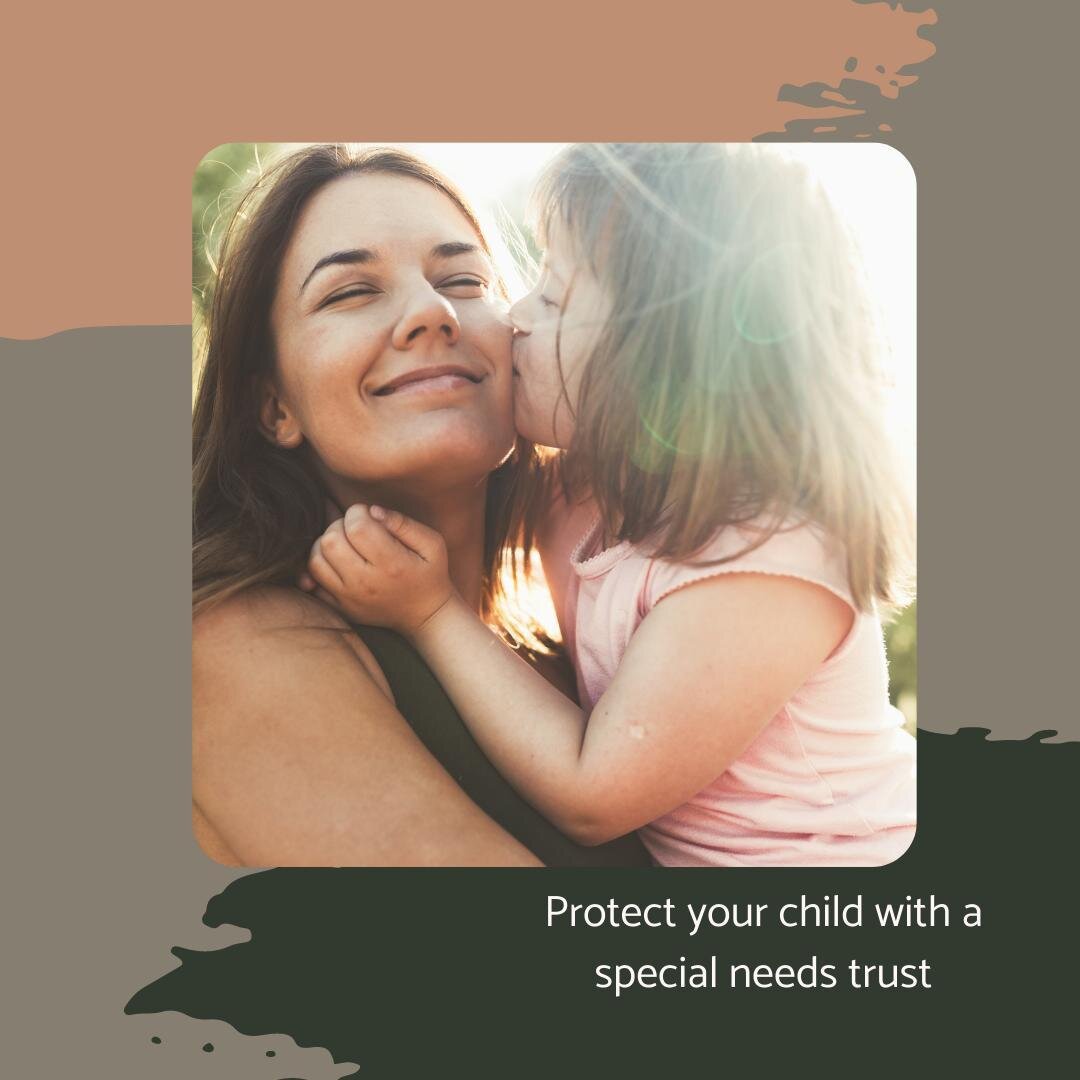 Children with special needs also need special planning when it comes to wills and trusts. ⁠
⁠
Parents who have children with special needs not only have to plan to provide for their child with they are young but often have to consider their child's a