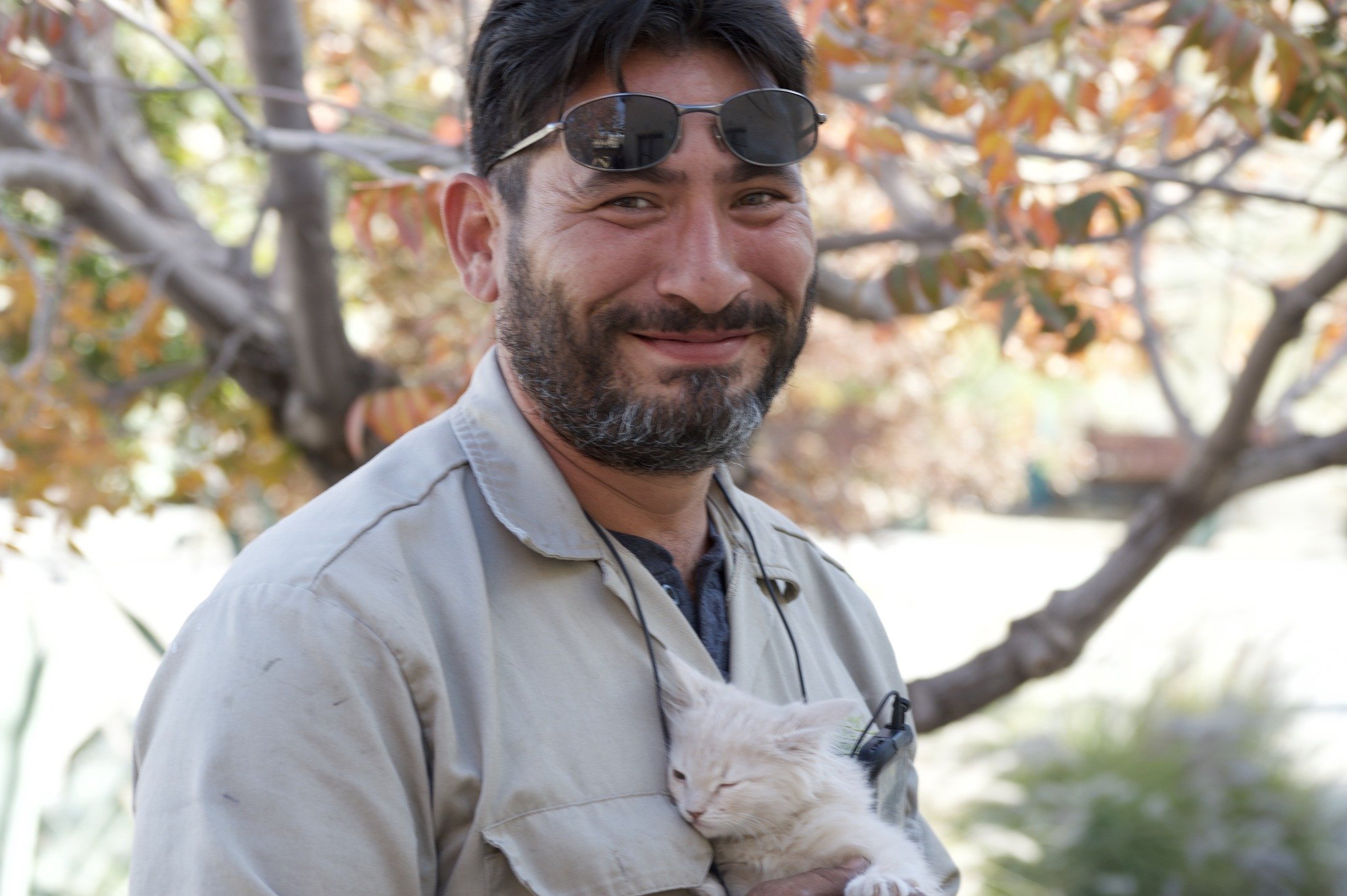 This weeks #TBT pic is from 2017 and features our own dedicated Maintenance Superman - Gary. It also features an adorable kitten discovered on the property after a storm came through. I guess that day it was literally raining cats and not dogs...at l