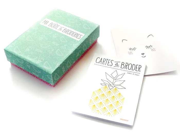 " Cartes à broder " éditions Mango