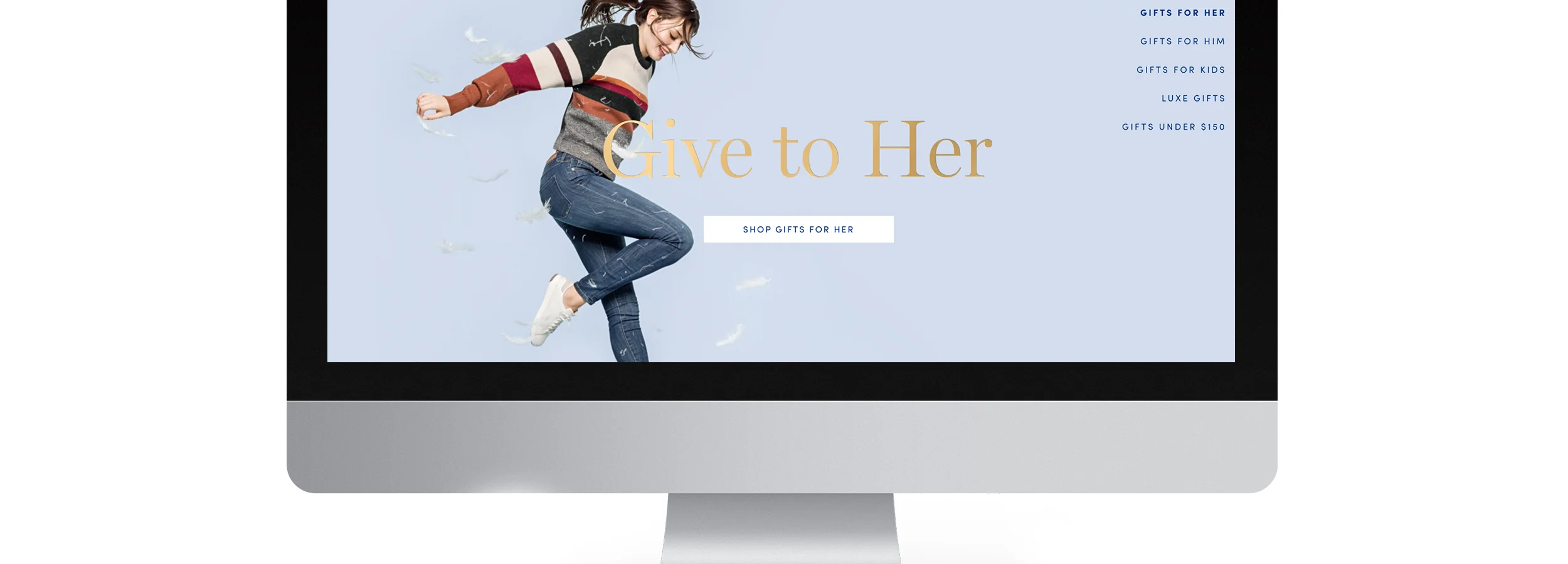 Gift Guide Landing Page DESIGN
