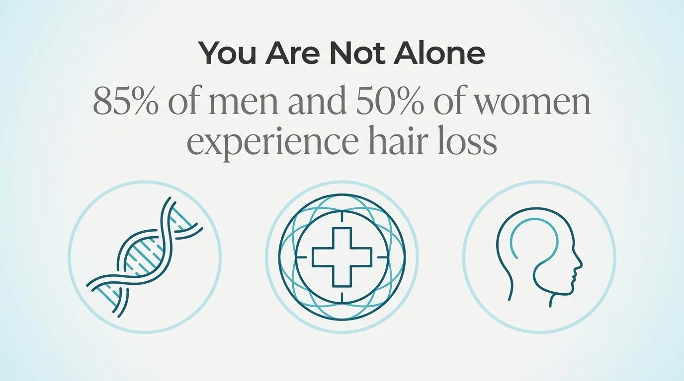 Hair loss statistics for men and women in State College PA