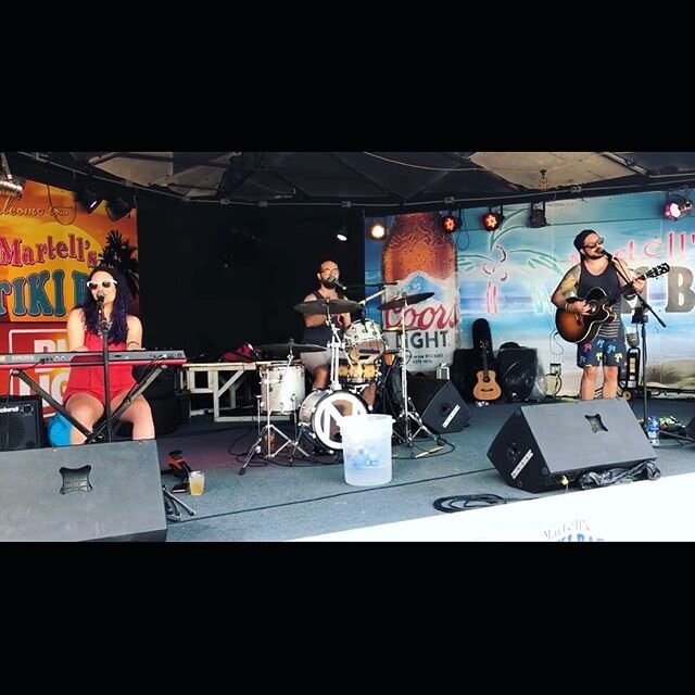 We are excited to announce tomorrow, Saturday, June 20th No Standards Trio will be playing live at Martell&rsquo;s Tiki Bar in Point Pleasant Beach, NJ from 8pm-11pm! #nostandardsband #nostandards #martellstikibar #tikibar #107productions