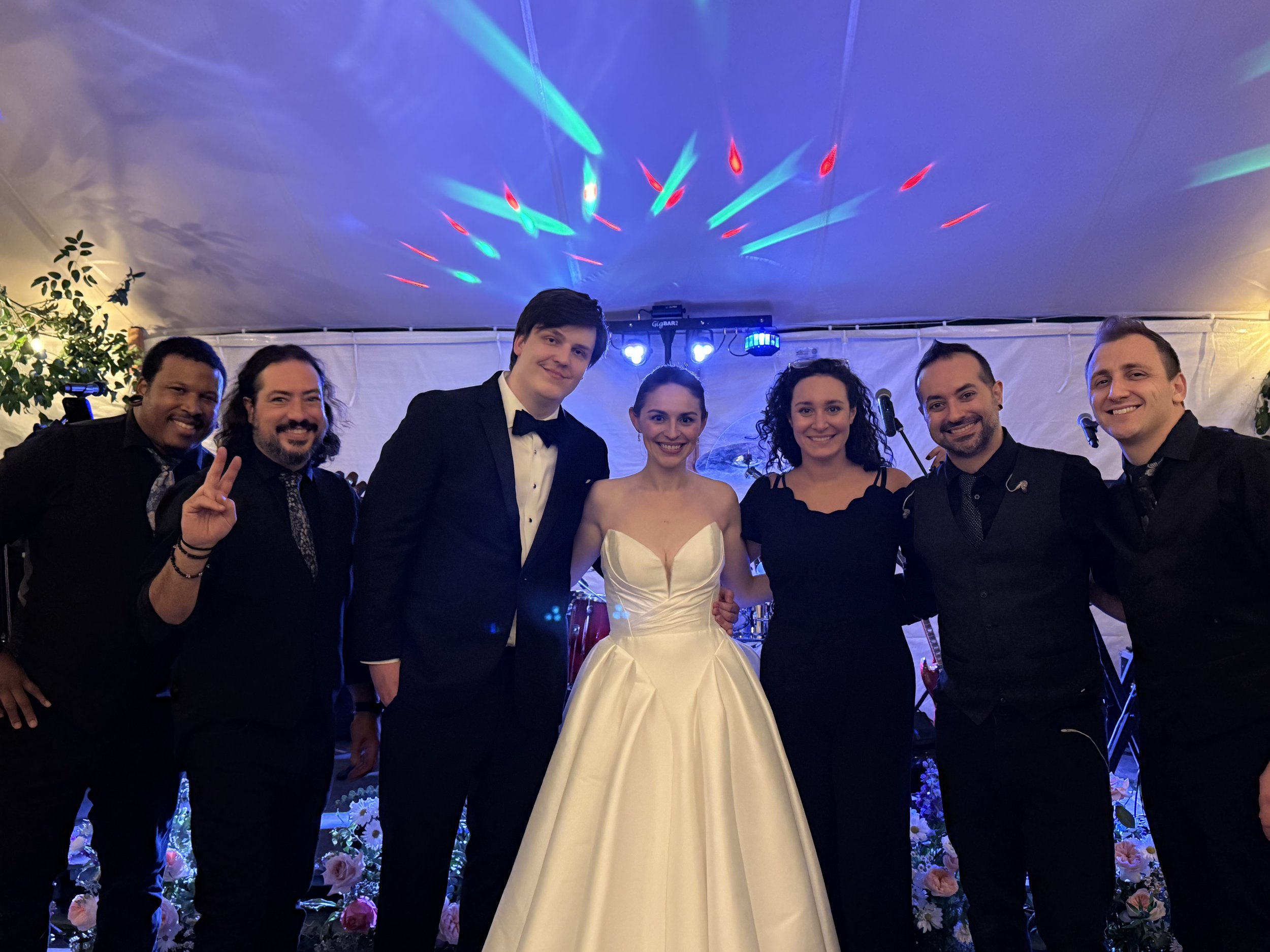  “We truly could not have asked for a better wedding band! They absolutely nailed our vibe and kept the energy up all night long. The playlist felt very tailored to our style and every song flowed seamlessly. Everyone we've spoken to since the weddin