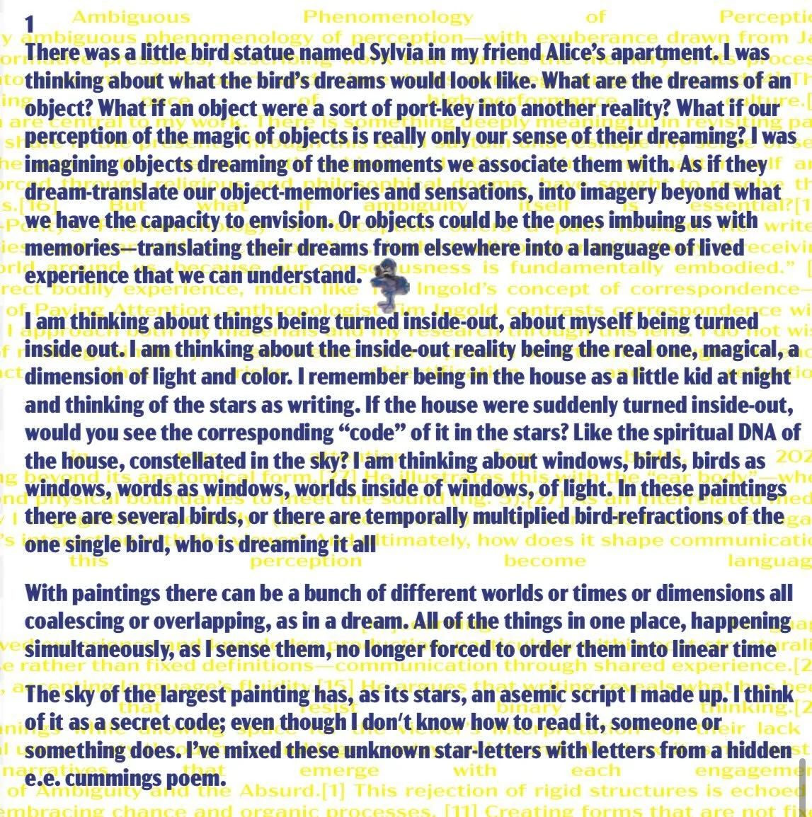 Bold is me, not bold is lyndsey 🪶 @lyndseyy_gillespie 
Show up thru thurs - little zines with this text available there @kateohgallery