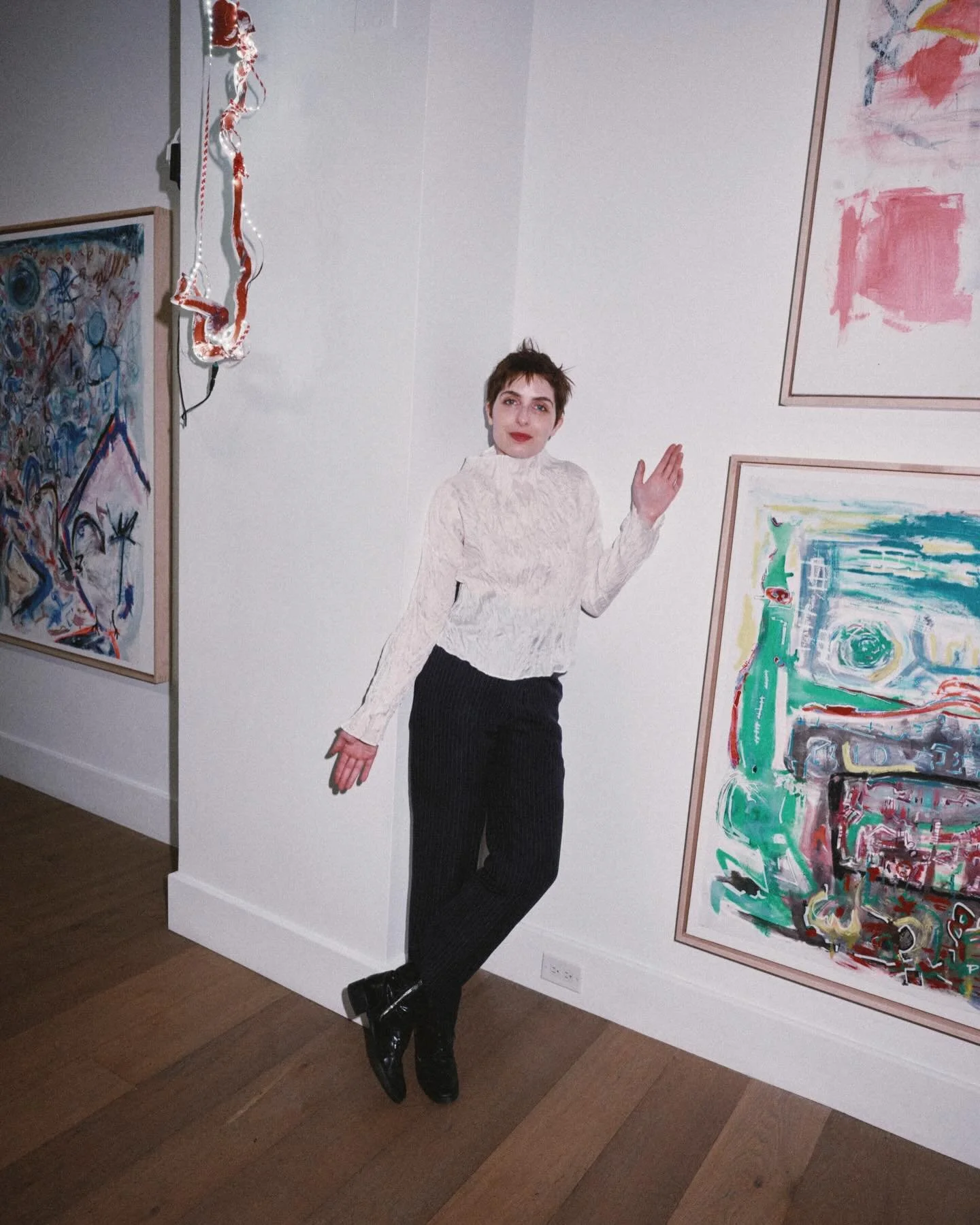 Last day of the show tomorrow (or today depending on when this reaches you). Thurs, February 19th, that is. See the paintings and sculptures between 11-6 pm, before the closing reception, if you can. It&rsquo;s harder to see them when there are a a l