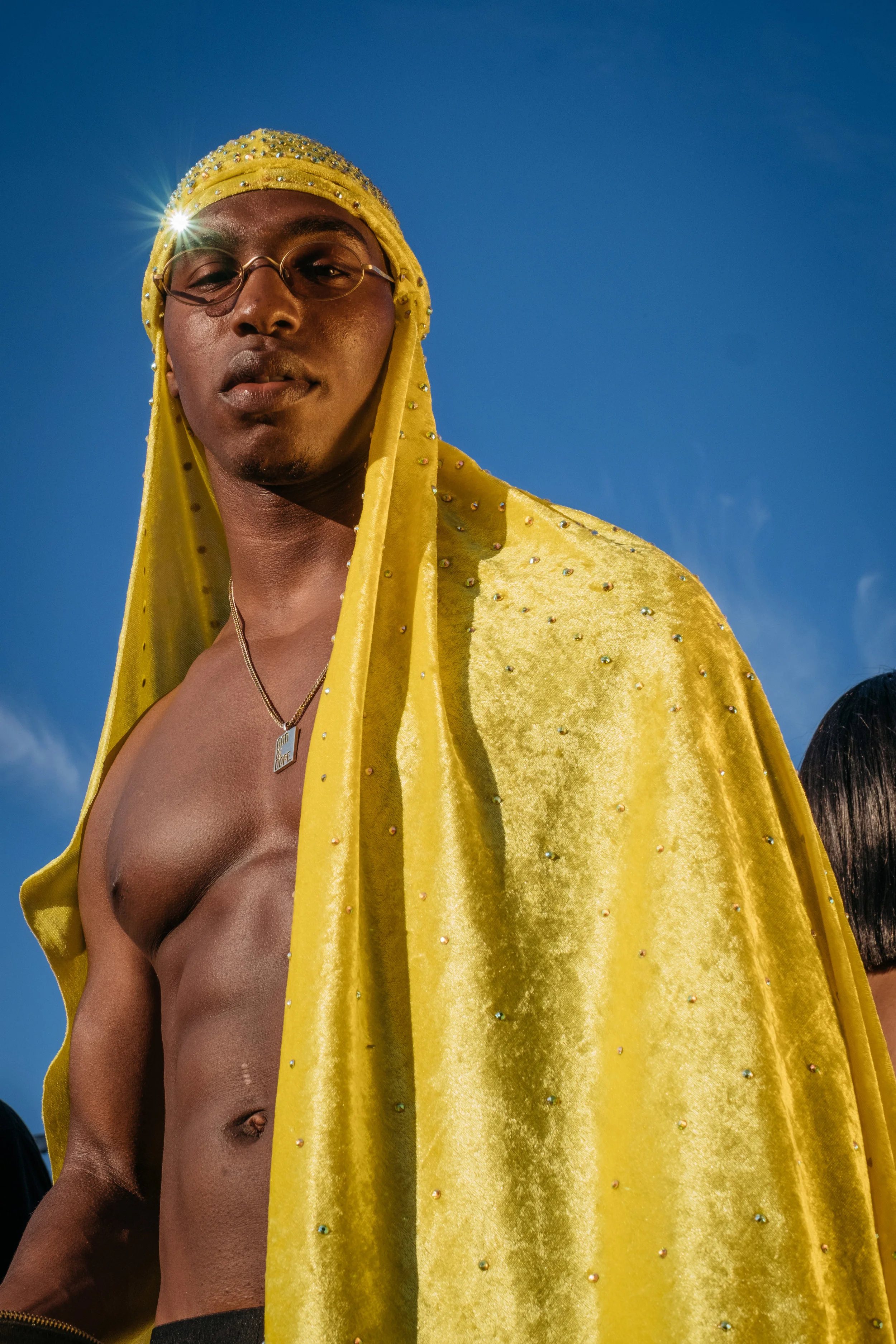 MELISSA BUNNI ELIAN www.hellobunni.com | @hellobunni Every year around the world black creatives unite to attend Afropunk, a music festival that unites people from the African diaspora to celebrate and champion blackness. This is Daryl McPherson. “What inspired me to create the durag? Well, someone said something negative about it and that caught my attention. So I thought I'd do something different and I searched for the longest durag ever made. It was a mission. When I found it, I added my own twist to it. That's what I do. It took about two days to throw the diamonds on. I don't make clothes, but whenever Afropunk comes up, I have to do something.” From The New York Times: Street Style: Afropunk 2018