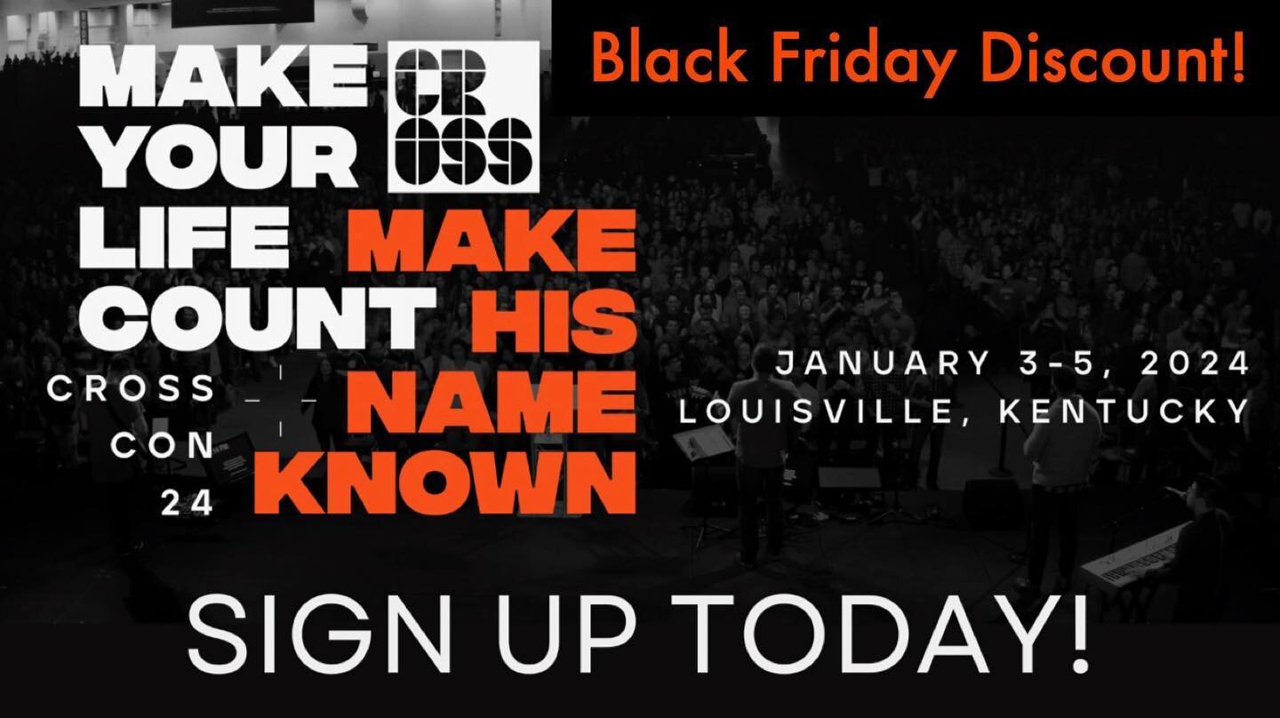 CrossCon Black Friday Discount is LIVE!