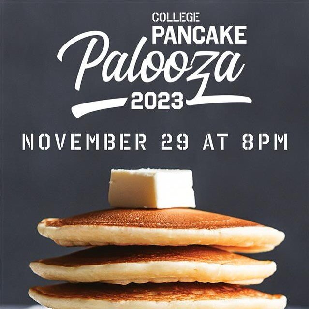 It&rsquo;s that time of year! Take a break from studying and come grab some pancakes and hang out with us!