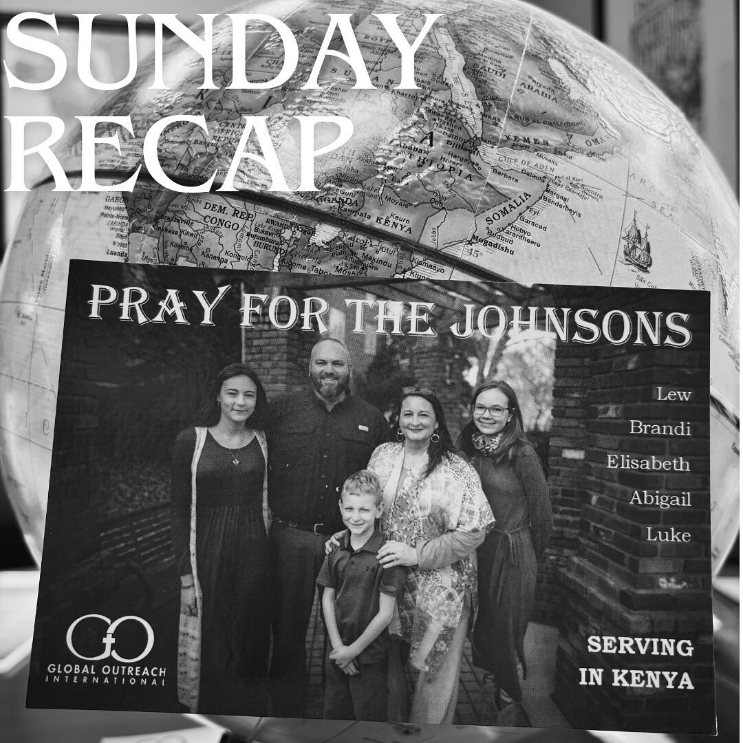 Lew &amp; Brandi Johnson are missionaries serving in Nairobi, Kenya. They will be in Starkville through June, and they joined us on Sunday to share about life in Africa. The main focus of their ministry is theological education for pastors and church