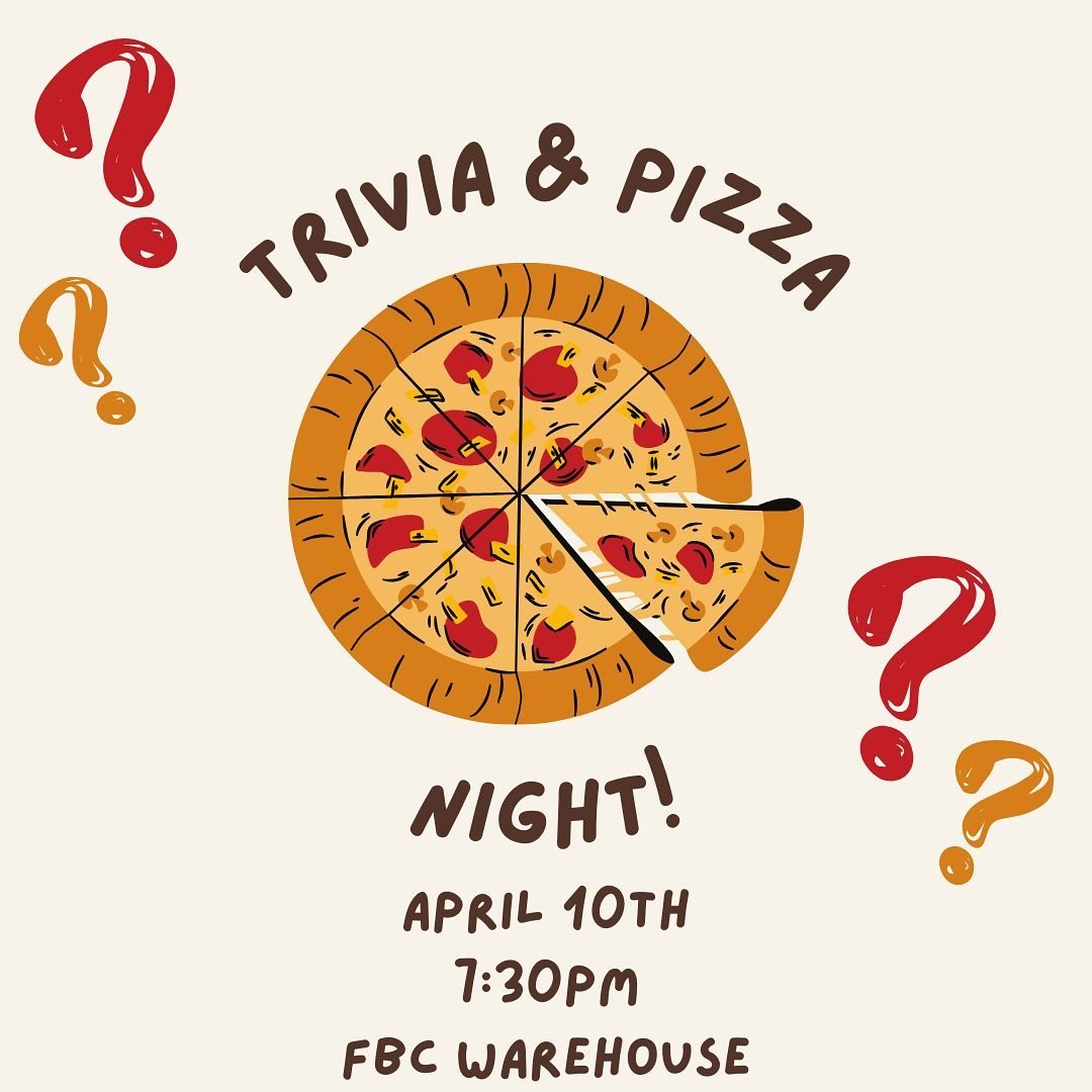 Trivia Night is BACK!
Bring some friends and win great prizes!