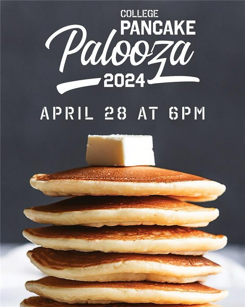 Take a study break and join us for Pancake Palooza!
THIS Sunday from 6pm-8pm in the FBC Warehouse. 🥞📚