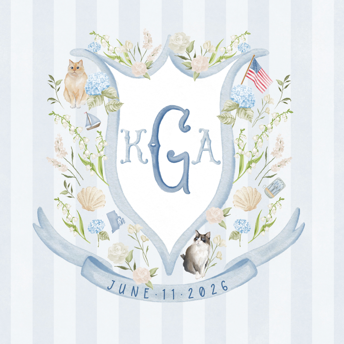 Rhode Island Themed Crest