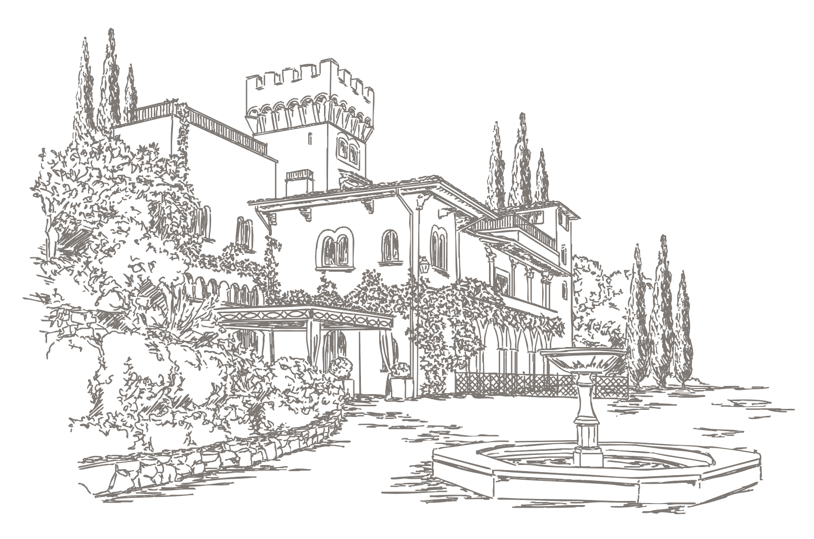 Villa La Fontanelle, Florence, Italty