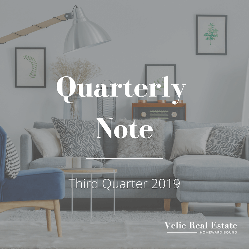 Quarterly Note - 3rd Quarter 2019