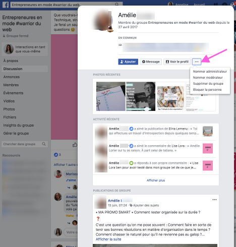 tutoriel supprimer membre groupe facebook