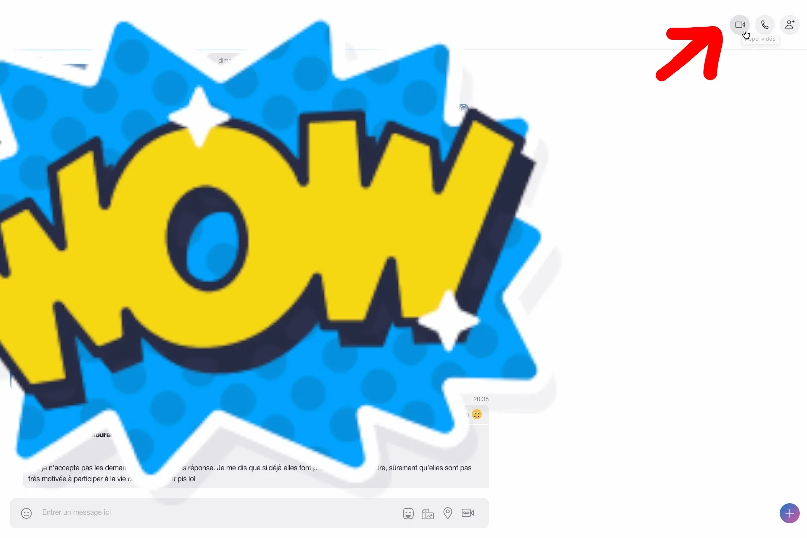 Appel de groupe vidéo Skype