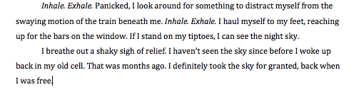 an excerpt from CURE ME