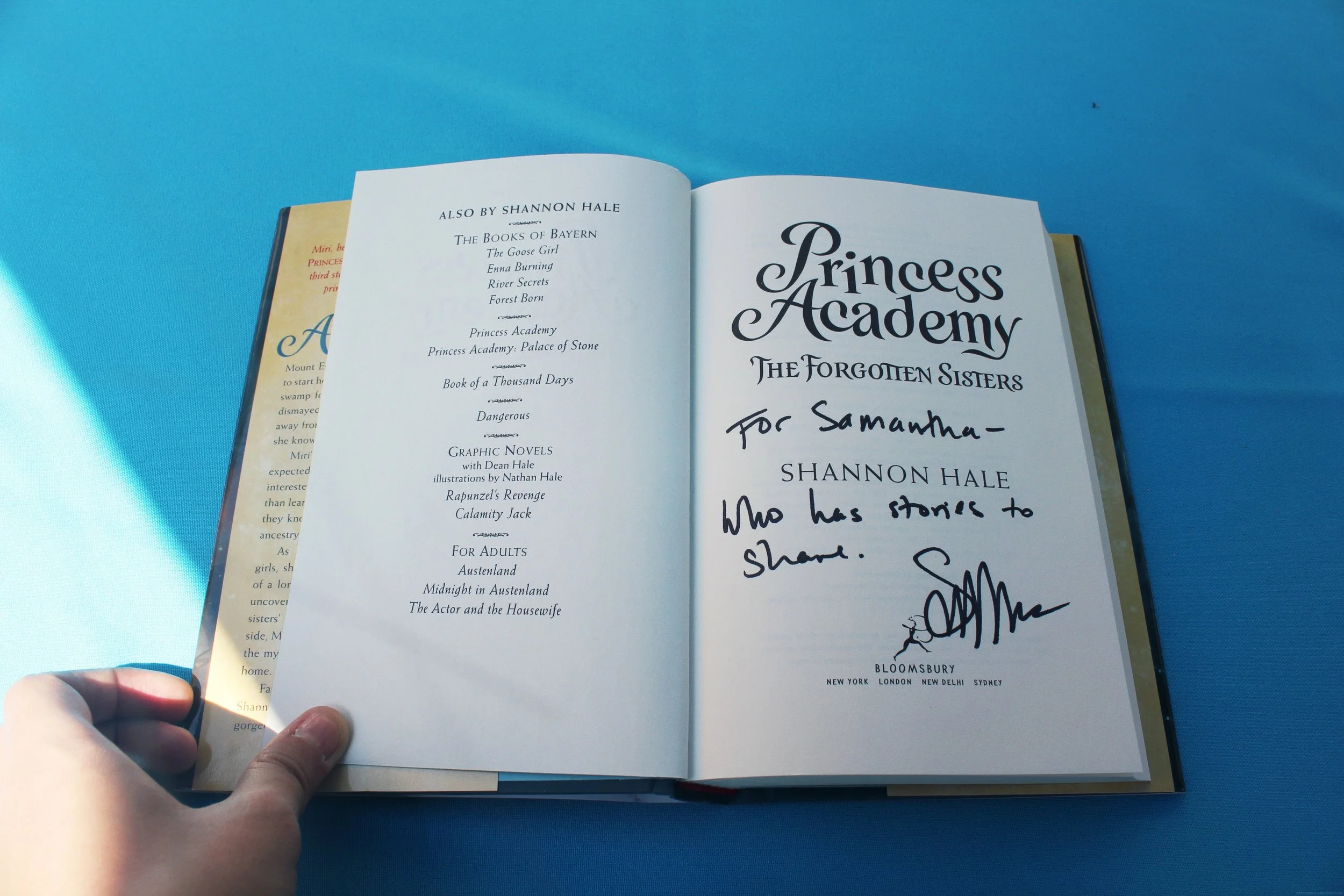 Princess Academy signed