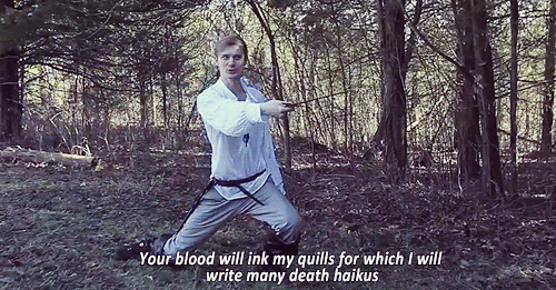 I'm a pacifist.